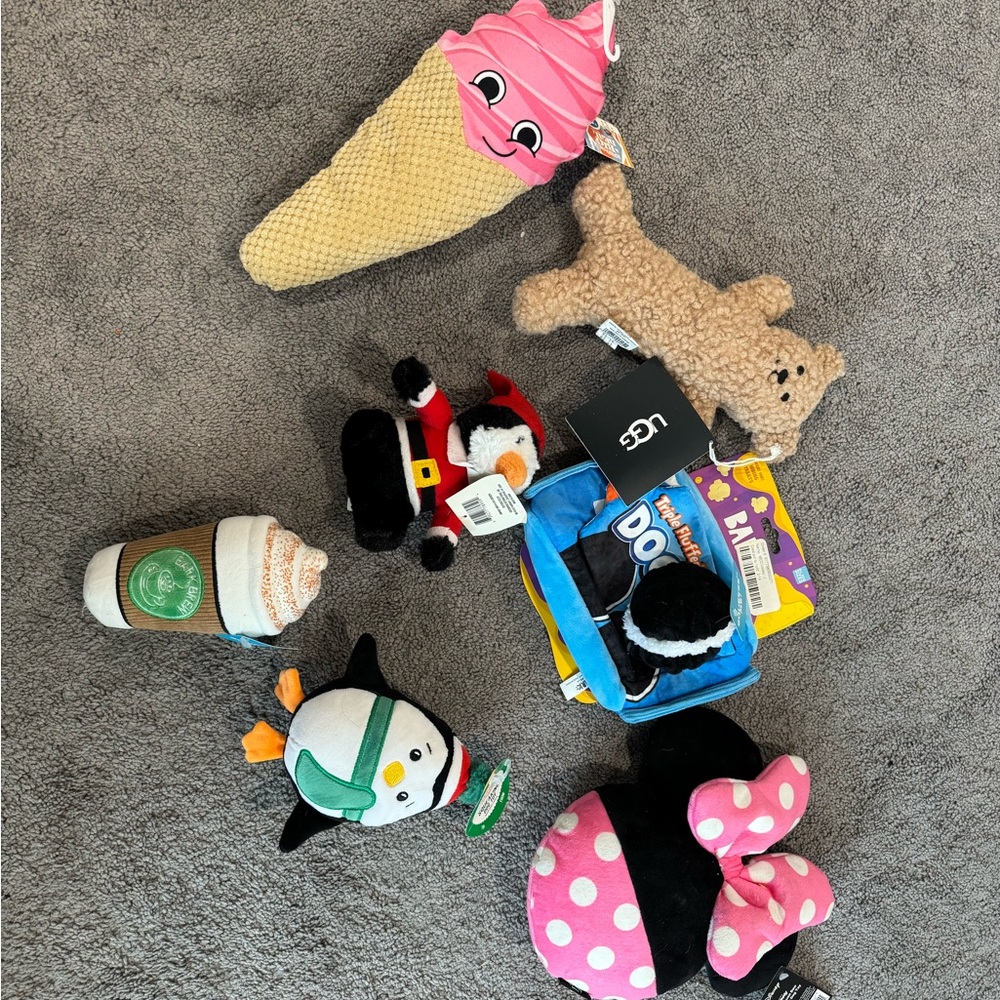Dog toys NWT